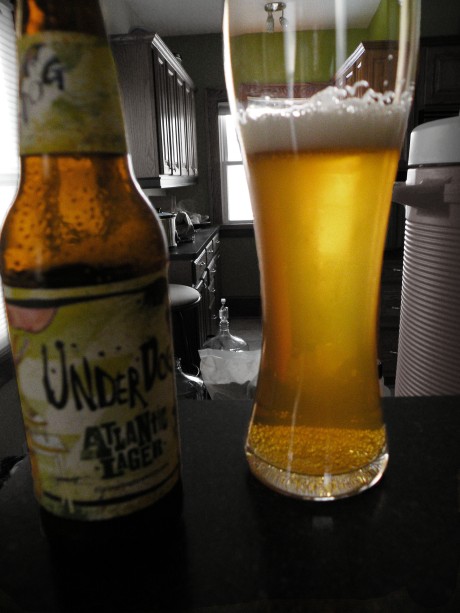 Flying Dog - UnderDog Atlantic Lager - this is a great session beer - light and refreshing with a crisp hop character